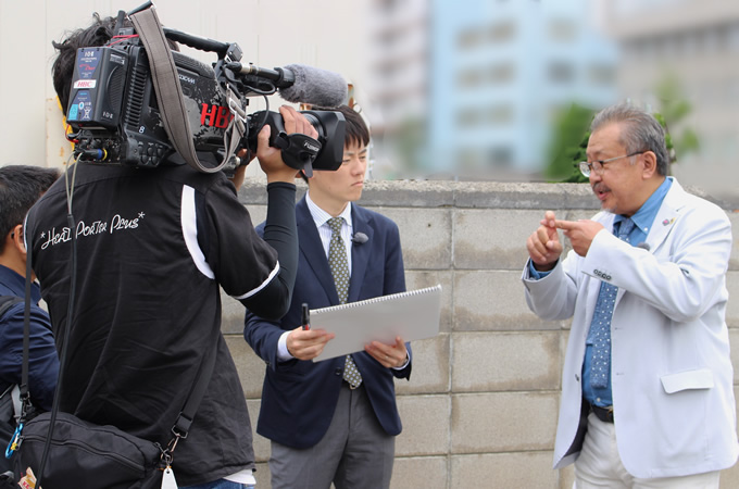 北海道放送「今日ドキッ！」大阪地震、小学校のブロック塀事故【放送画像1】